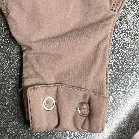 Skims Bodysuit Tan Snap Closure Sleeveless Stretch High Neck Plus Size 4X Layer - Picture 7 of 7